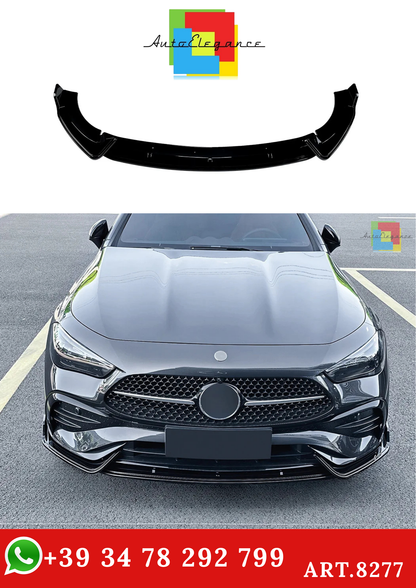 💫ART.8277 Splitter Anteriore per Mercedes Benz CLE Coupé 2024+ (AMG Line)💫