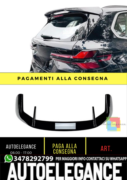 💕 Spoiler Tetto Nero Lucido MP Style per BMW X5 G05 / X5M F95 2018+ 💕