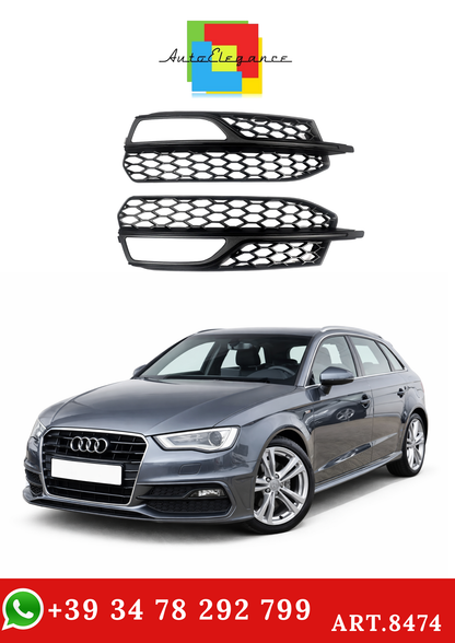 💫ART.8474 Set Griglia Fendinebbia per Audi A3 S-Line S3 2013-2016💫