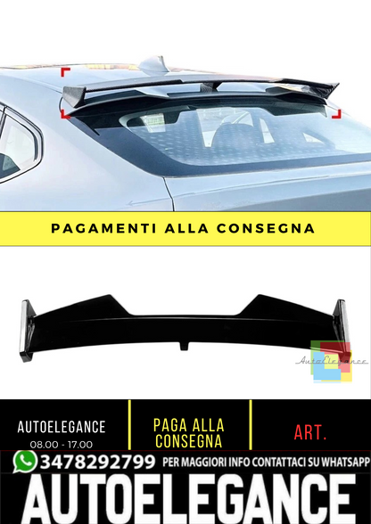 💕 Spoiler Tetto Nero Lucido per BMW X4 G02 / X4M M Sport 2018+ | Body Kit 💕