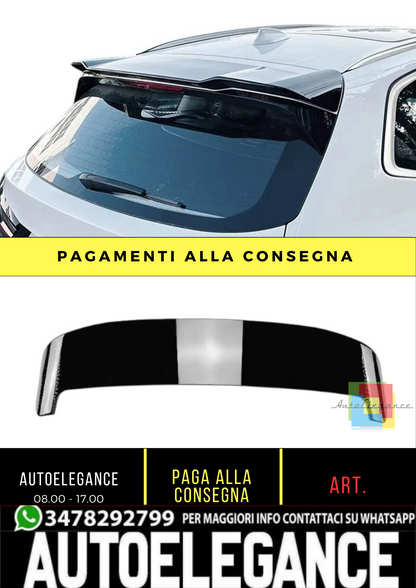 💕 Spoiler Tetto Nero Lucido X3M Style per BMW X3 G01 2017+ | Body Kit 💕