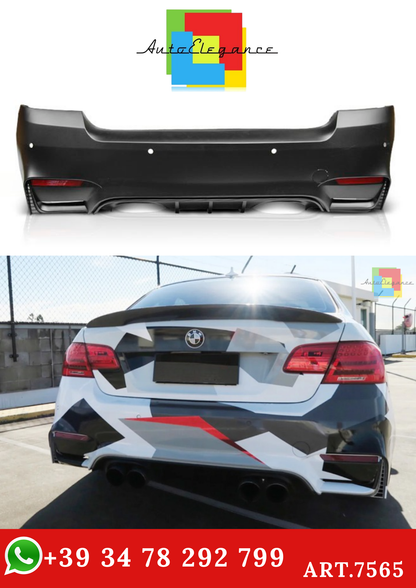 💫ART.7565 Paraurti Posteriore Look M4 per Serie 3 BMW E92 / E93 06-13💫