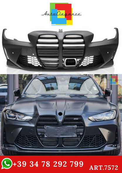 💫ART.7572 Paraurti Anteriore Look M4 per BMW G20/G21 2019-2022💫