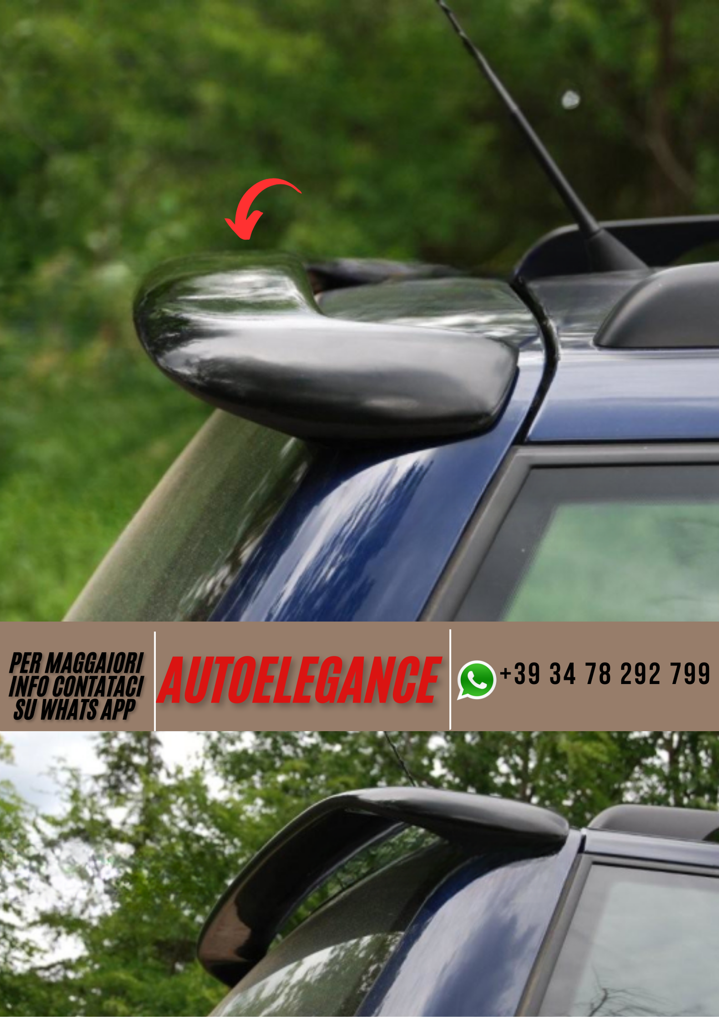 ❤️ Spoiler ADATTO PER VW GOLF IV  ❤️