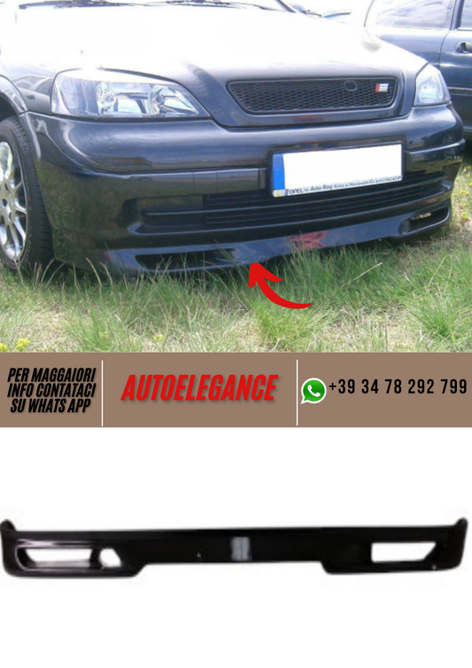 ❤️Spoiler Paraurti Anteriore Compatibile per OPEL Astra G Versione 2❤️