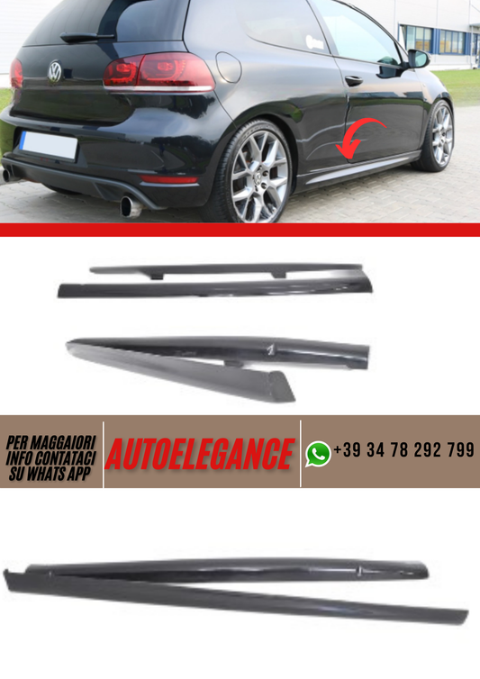 ❤️Minigonne laterali spoiler  ADATTO PER VW GOLF V  ❤️