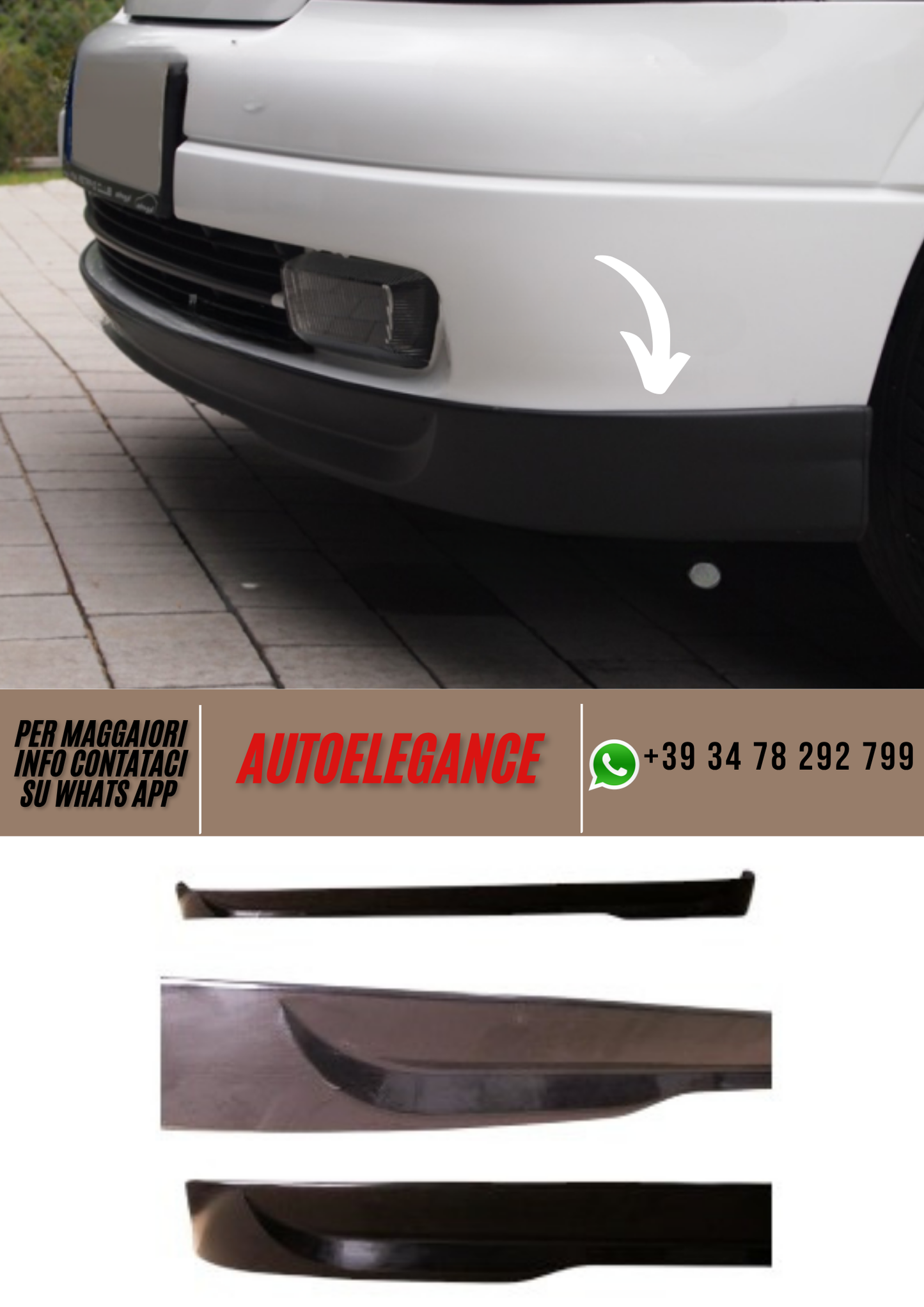 ❤️Spoiler Paraurti Anteriore Compatibile per OPEL Astra G OPC❤️