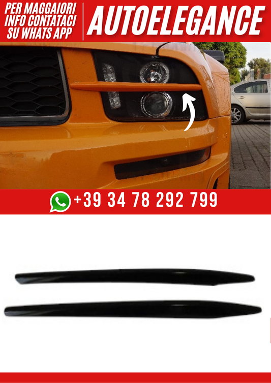 ❤️Palpebre fari anteriori compatibili con FORD Mustang 2004–2009❤️