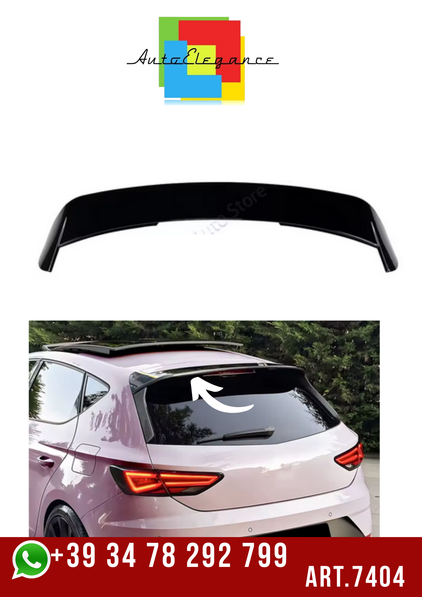 ART.7404  SPOILER  SEAT LEON MK3 5F FR