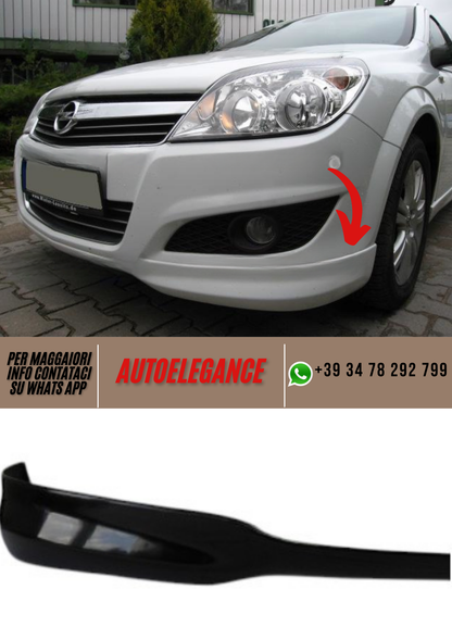 ❤️Spoiler Paraurti Anteriore Compatibile per OPEL Astra H 2006–2014❤️