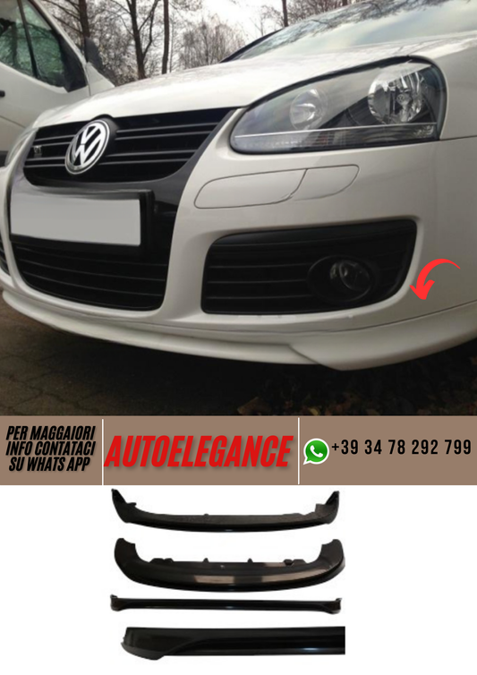 ❤️Spoiler paraurti anteriore   ADATTO PER VW GOLF V  ❤️