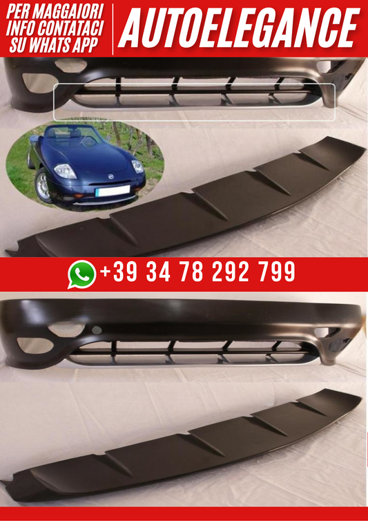 ❤️Splitter Anteriore compatibile con FIAT Barchetta 1995–2004 – Look Sportivo ❤️