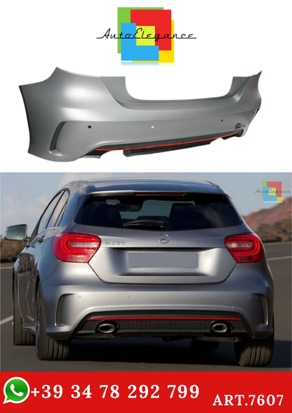💫ART.7607 Paraurti Posteriore Look AMG 250 per M.Benz Classe A W176 12-15💫