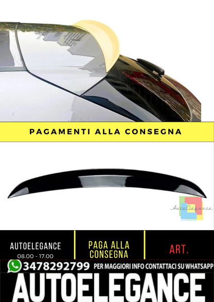 💕 Spoiler Tetto Nero Lucido per Mercedes CLA X118 Shooting Brake 2019+ 💕