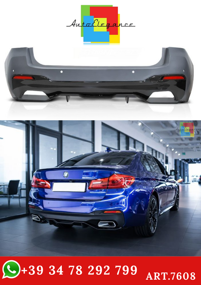 💫ART.7608 Paraurti Posteriore Look Performance per BMW G31 LCI 20-23💫