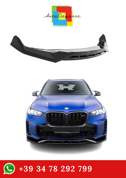 💫Street+ Splitter Anteriore V.2 adatto per BMW X5 M-Pack G05 FL Nero💫