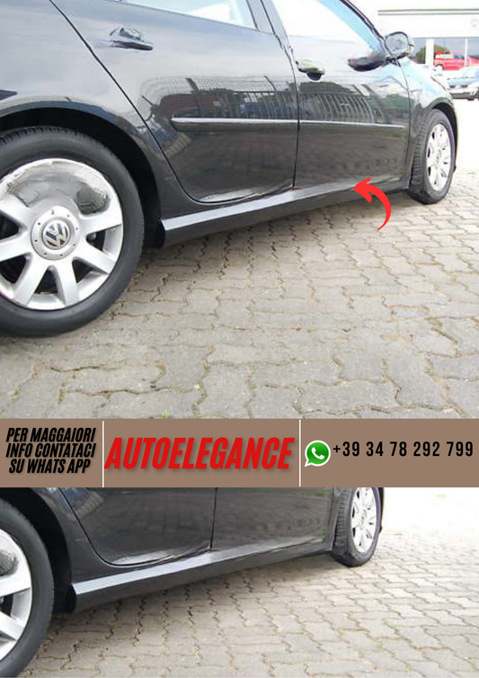 ❤️Minigonne laterali spoiler ADATTO PER VW GOLF V❤️ (Copia)