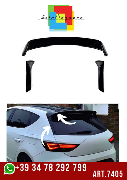 ART.7405  SPOILER +DEFLETTORI SEAT LEON MK3 5F FR