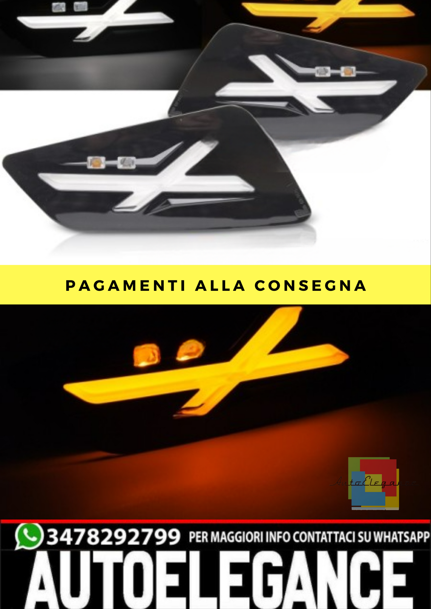 INDICATORI LED ADATTO PER Vespa GTS/GTV 300cc.