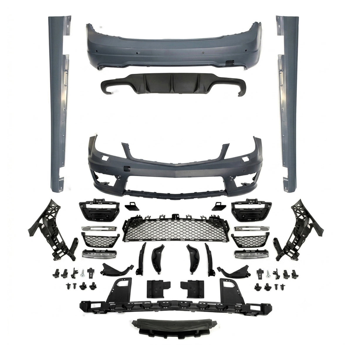 👉Bodykit stile C63 AMG adatto per Mercedes (W204) (2007-2014)👈