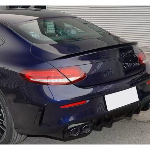 💫ART.6651 Spoiler Posteriore Stile AMG per Mercedes Classe C Coupé 2015-2021💫