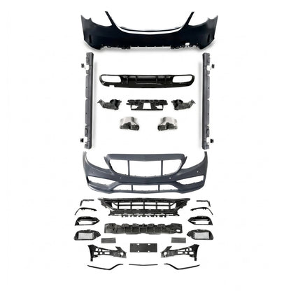 💫ART.10384 Bodykit Stile C63 AMG per Mercedes C Class (W205) Sedan (2014-2021)💫