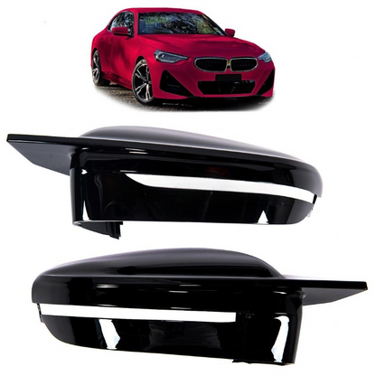 ART.5664  CALOTTE SPECCHIO BMW 2 (G42) 4 (G22. G23. G26) 2022-NERO LUCIDO