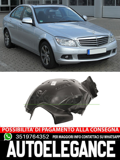 Parasassi anteriore sinistro per mercedes classe c w204 2007- parte anteriore