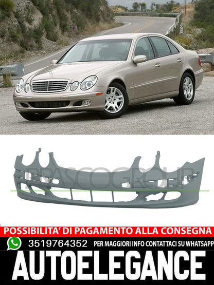 Paraurti ANTERIORE CON PRIMER per Mercedes E Class classic/elegance 02-07