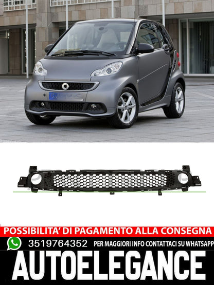 Griglia CENTRALE SEDE FENDI Paraurti Prasco Premium certified per SMART FORTWO