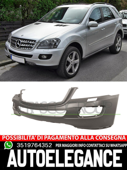 Paraurti Prasco Anteriore CON FORI LAVAFARI Per Mercedes Classe M Ml