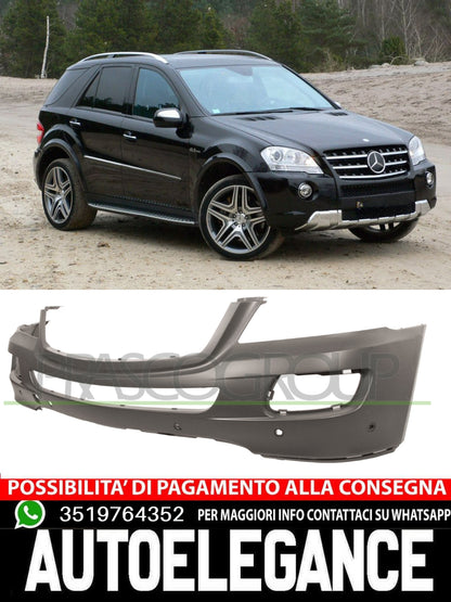 Paraurti Prasco Anteriore SENZA FORI LAVAFARI Per Mercedes Classe M Ml #4L