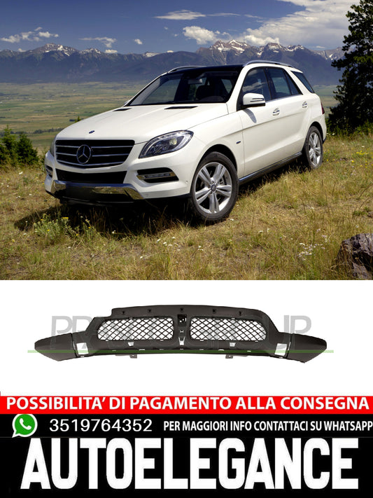 Spoiler paraurti ant nero per Mercedes ML Class (W166) 11/11-02/15 A1668857025