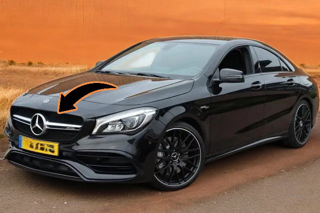 ⭐Griglia Anteriore CLA35 AMG Look adatto per Mercedes CLA (C118) (2019-On) Nero⭐