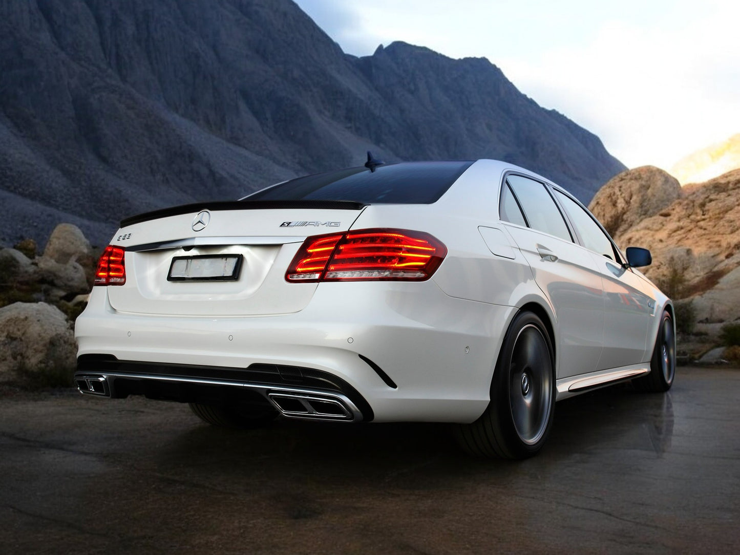 Paraurti Posteriore adatto per Mercedes E-Class W212 Sedan Facelift 2013-2016