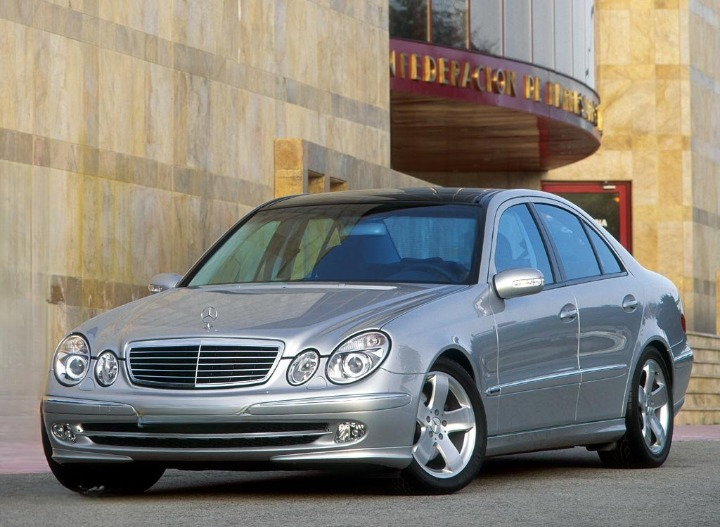 ART.6328 FARI  ANTERIORI  MERCEDES W210 E-KLASA 06.99-02 NERI