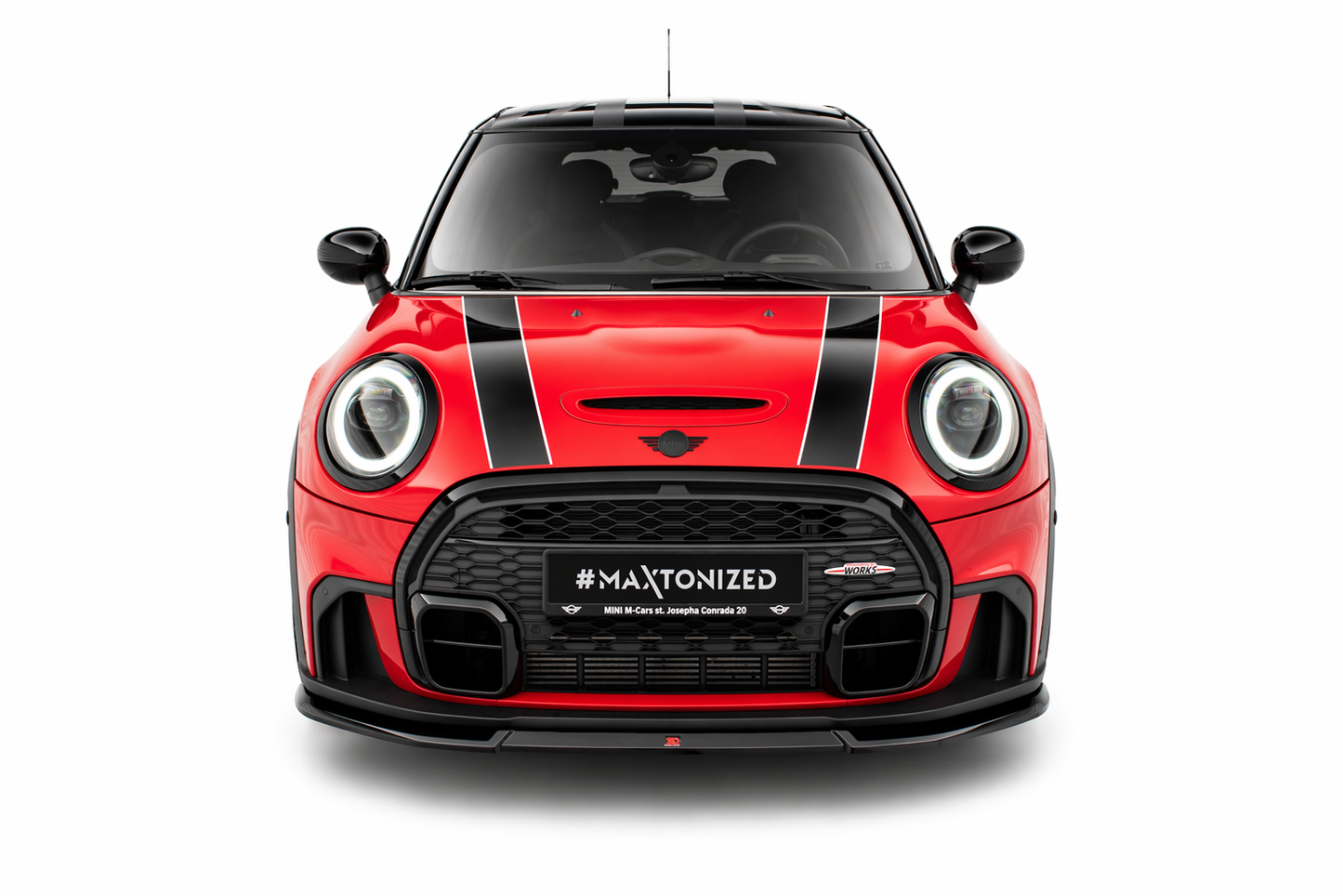 💫ART.9519 Splitter Anteriore V.2 per Mini Cooper S John Cooper Works F56💫