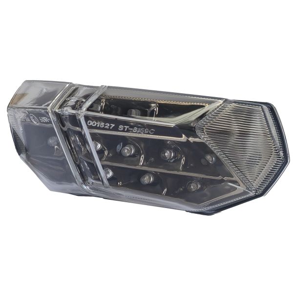⭐Fanale posteriore a LED per moto in vetro trasparente per Ducati Streetfighter⭐