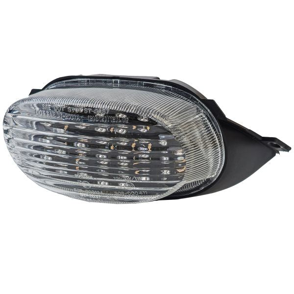 Motorcycle LED Clear Glass Tail Light For Suzuki GSX-R 750 96-99 