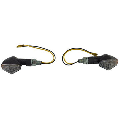 ⭐Set di indicatori di direzione a LED universali per moto DIAMOND in vetro