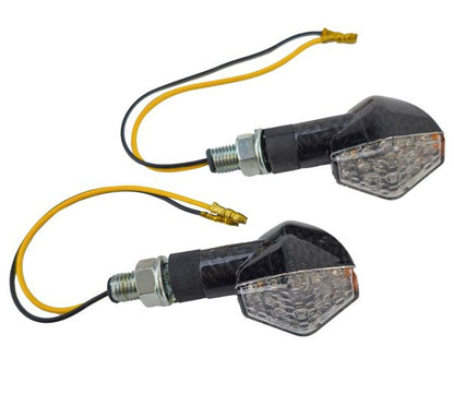 ⭐Set di indicatori di direzione a LED universali per moto DIAMOND in vetro