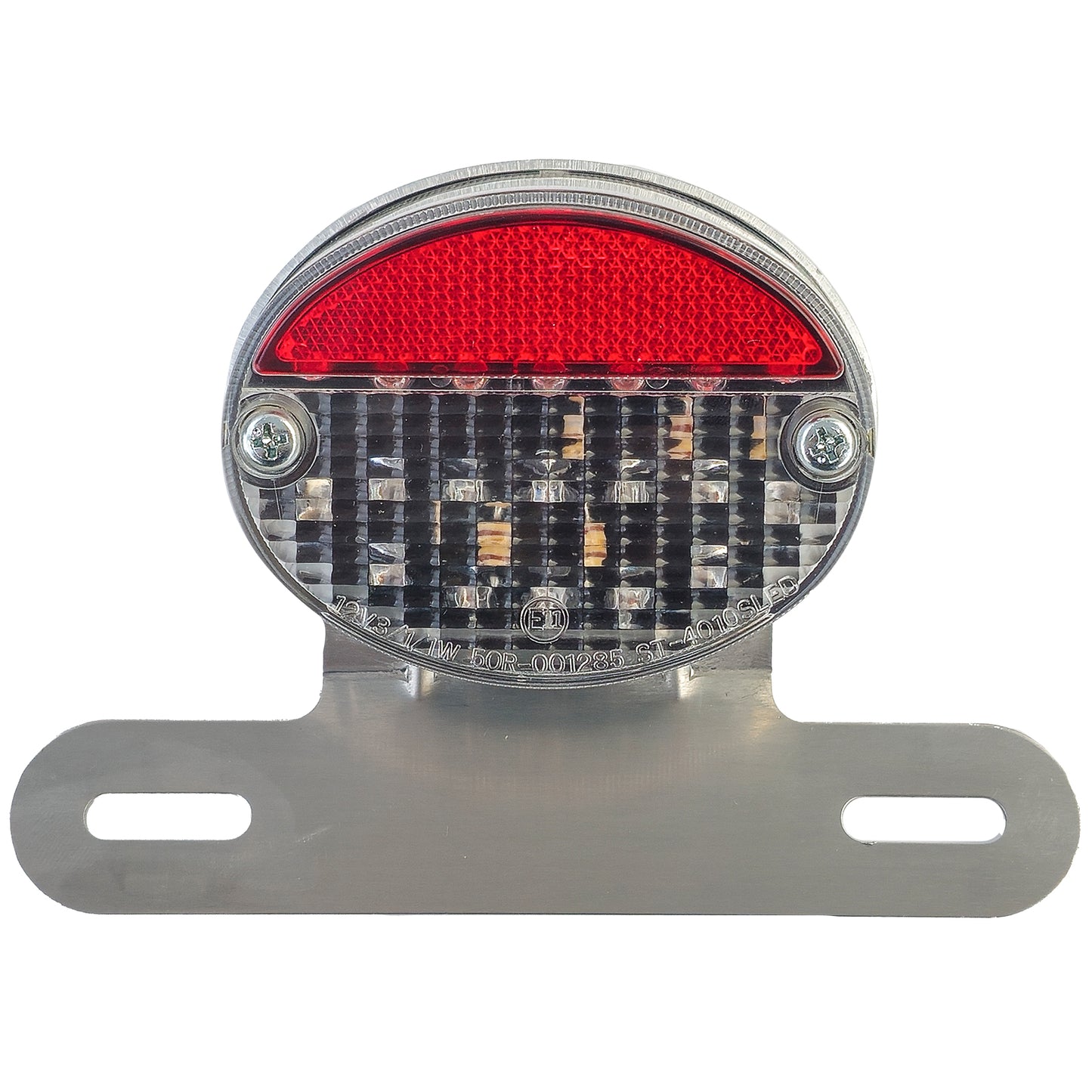 ✨ Luce Posteriore LED in Vetro Trasparente RETRO Uso Universale per Moto Mini✨