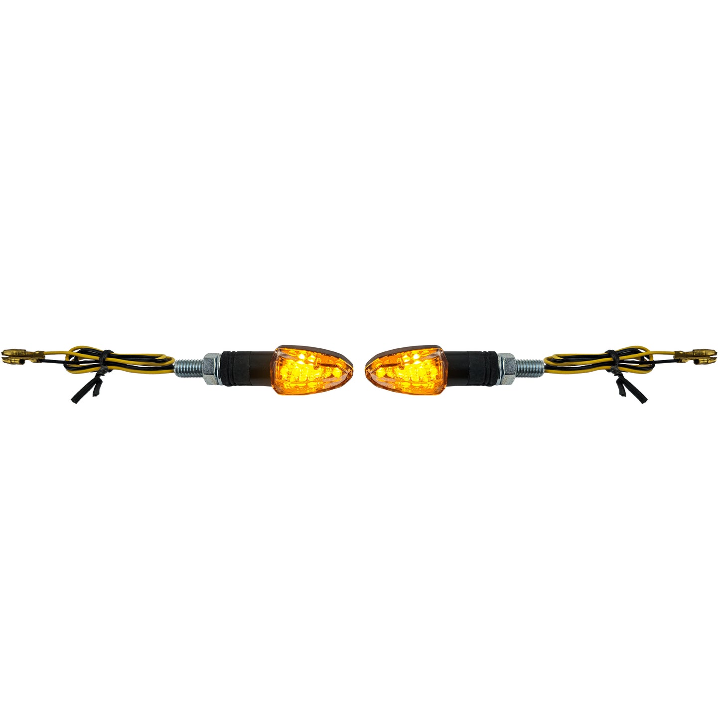 ❄️Mini indicatore di direzione a LED per moto LIZZARD Mini indicatore di nero❄️