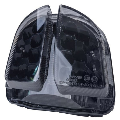⭐Fanale posteriore moto a LED in vetro trasparente Fumé per Suzuki GSX-R 600 GS⭐
