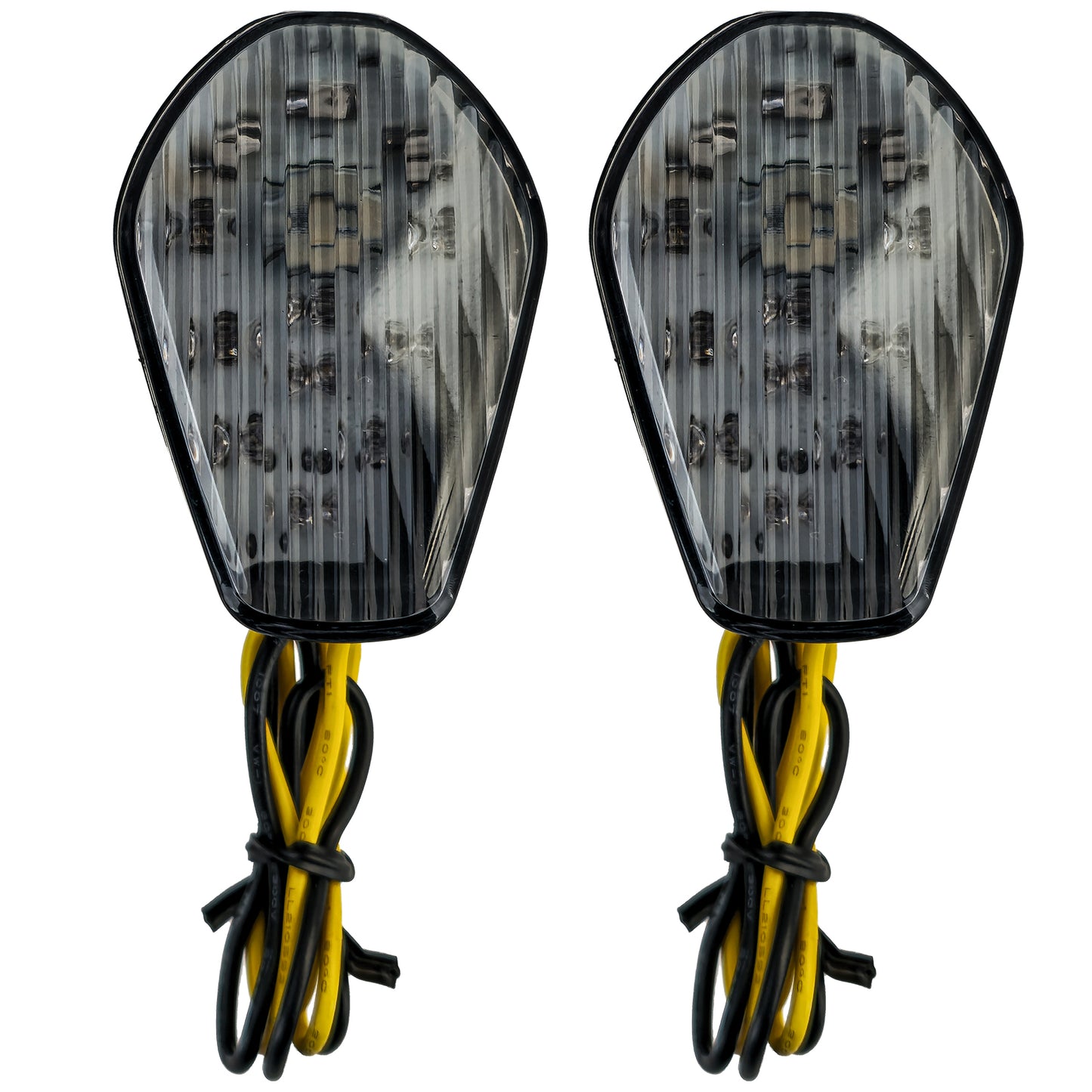 ❄️Moto LED Indicatori di Direzione Carenatura Fumo per Suzuki GSX R 600 750 ❄️