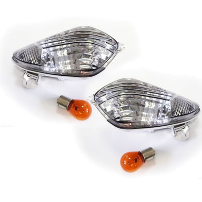 Clear Glass Motorcycle Front Turn Signal Light Smoke Suitable for Honda Fireblade CBR 1000 RR SC 59