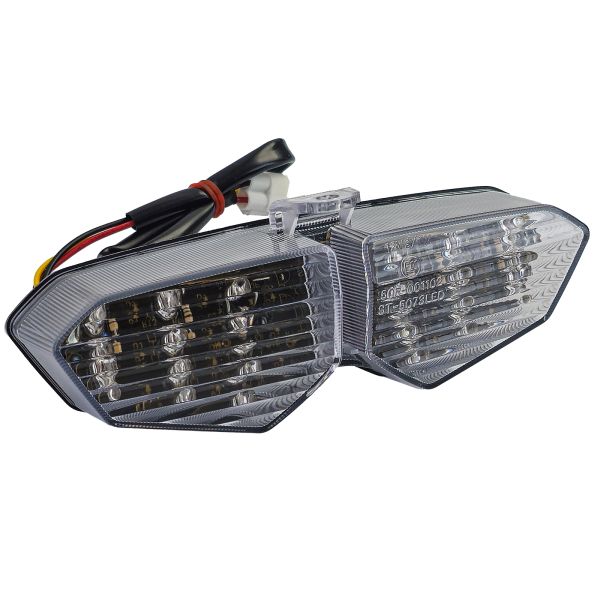 Motorcycle LED Clear Glass Tail Light For Yamaha R6 Year 03-05 