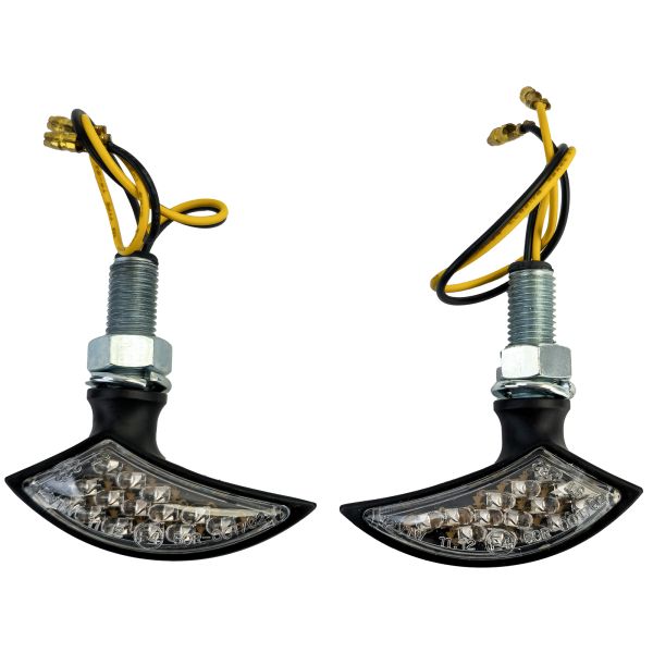 ❄️Indicatore LED adatto per moto Mini Blade Custom Nero con marchio E❄️