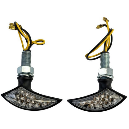❄️Indicatore LED adatto per moto Mini Blade Custom Nero con marchio E❄️