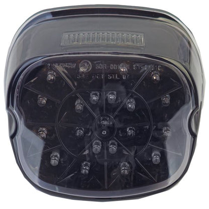 Fanale posteriore a LED per moto, alloggiamento fumé nero per Harley Sportster Glides FLST